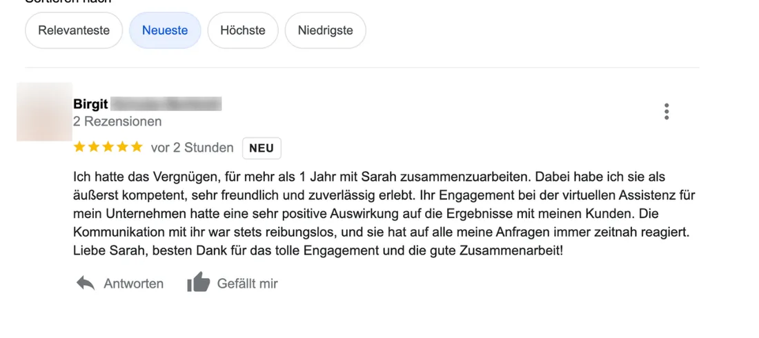 Screenshot: Birgit