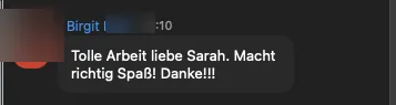 Screenshot: Birgit, Training