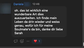 Screenshot: Daniela, Training