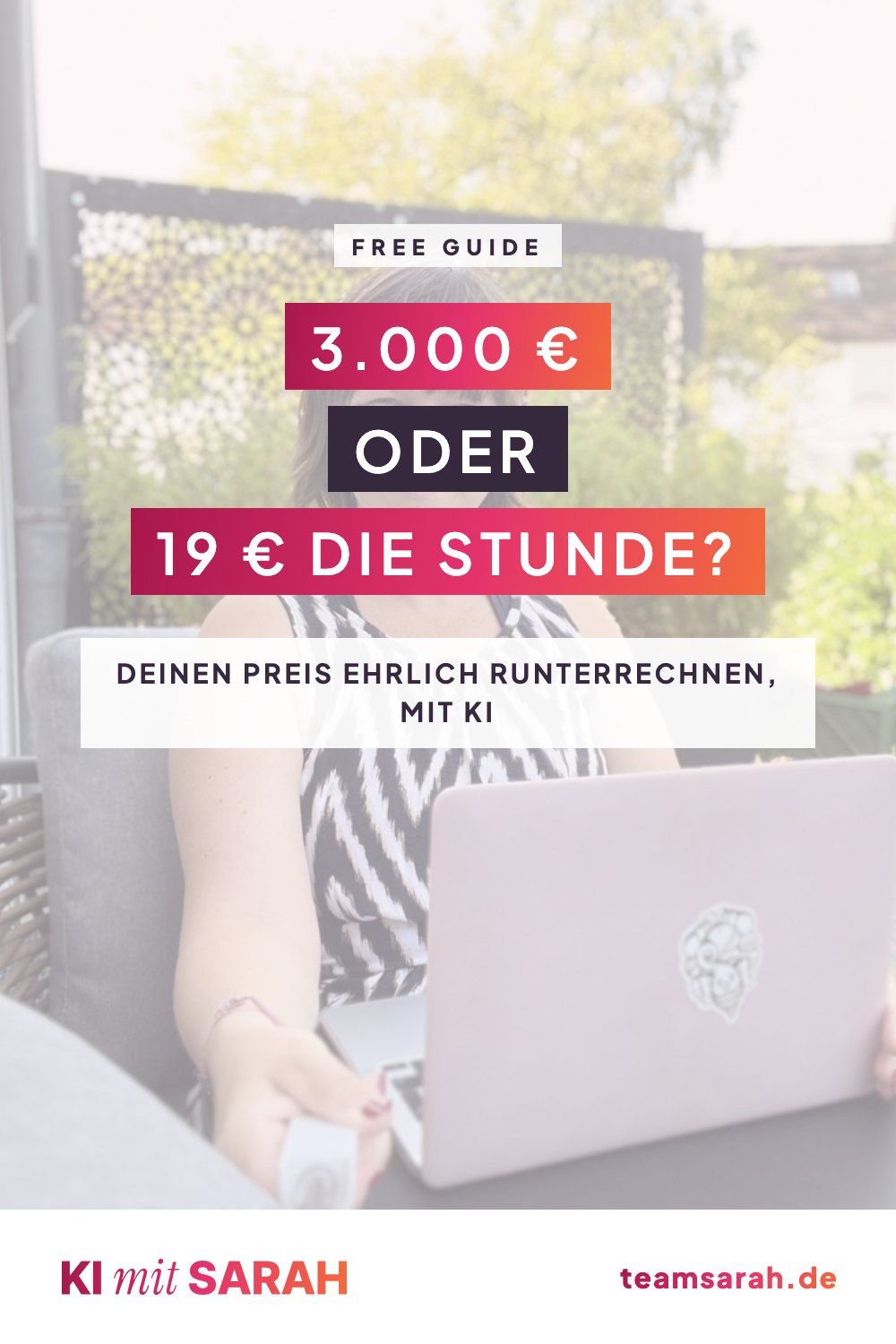Der 19-Euro-Trick: Wie du einen hohen Preis ehrlich runterrechnest, und wie KI dir dabei hilft